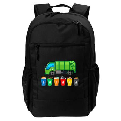 Garbage Truck Reuse Recycle Trash Collector Earth Day Daily Commute Backpack