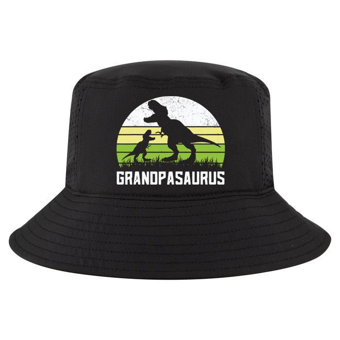 Grandpasaurus T Rex Dinosaur Grandpa Saurus Family Matching Cool Comfort Performance Bucket Hat