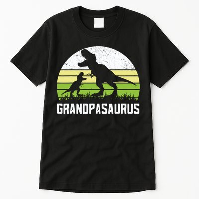 Grandpasaurus T Rex Dinosaur Grandpa Saurus Family Matching Tall T-Shirt