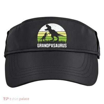 Grandpasaurus T Rex Dinosaur Grandpa Saurus Family Matching Adult Drive Performance Visor