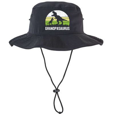 Grandpasaurus T Rex Dinosaur Grandpa Saurus Family Matching Bucket Hat