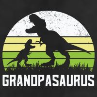 Grandpasaurus T Rex Dinosaur Grandpa Saurus Family Matching Golf Towel