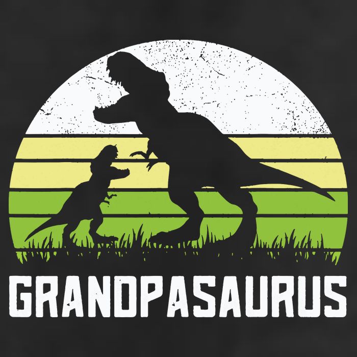Grandpasaurus T Rex Dinosaur Grandpa Saurus Family Matching Golf Towel