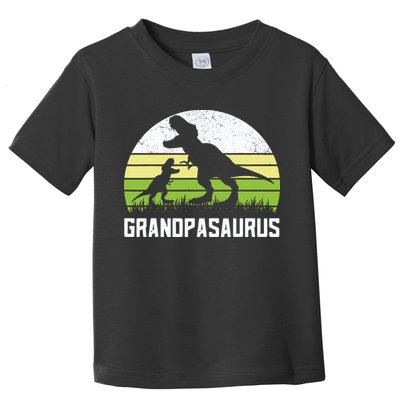 Grandpasaurus T Rex Dinosaur Grandpa Saurus Family Matching Toddler T-Shirt