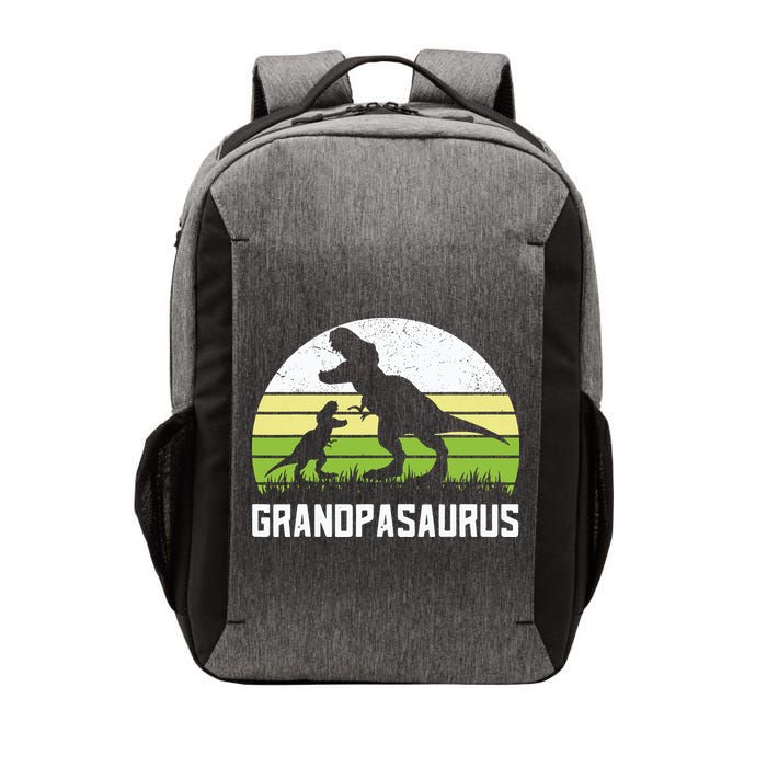 Grandpasaurus T Rex Dinosaur Grandpa Saurus Family Matching Vector Backpack
