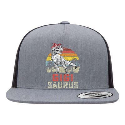 Gigisaurus T Rex Dinosaur Gigi Saurus Family Matching Flat Bill Trucker Hat