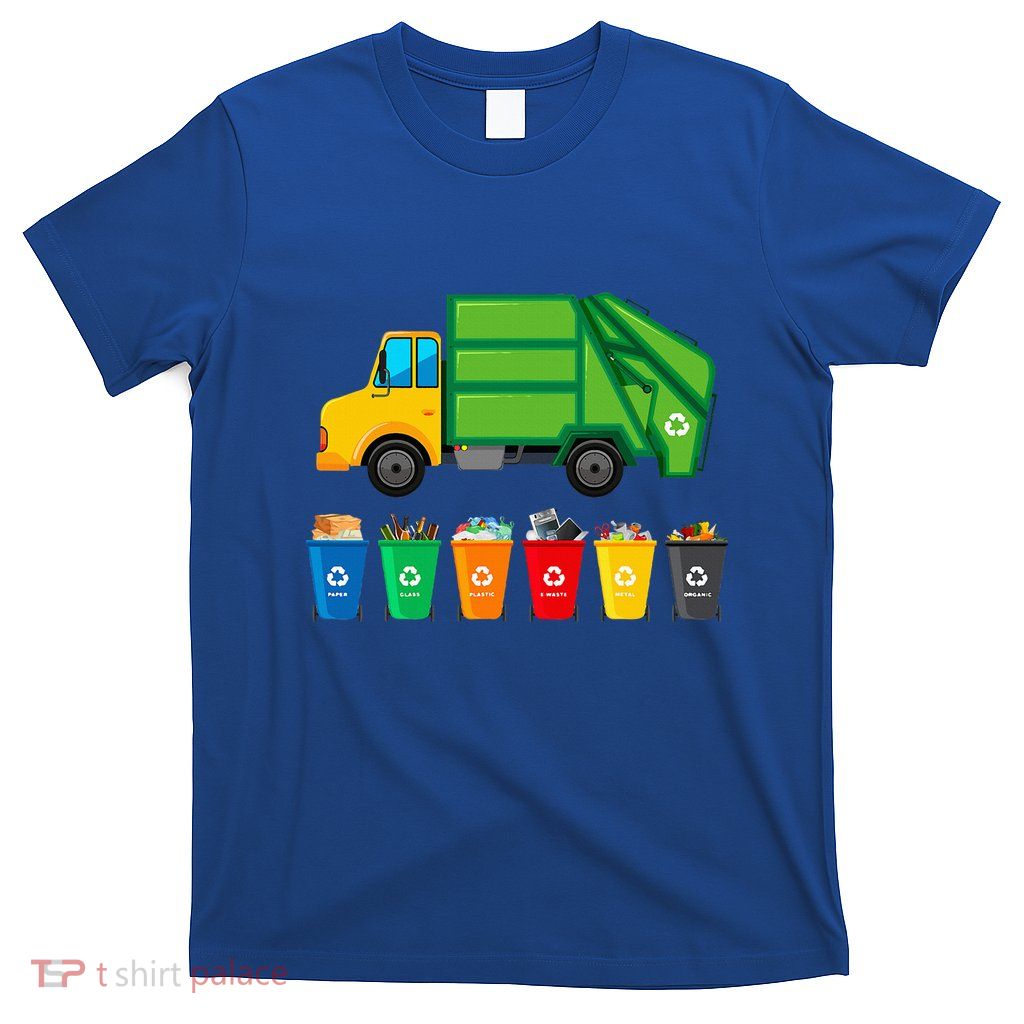 Garbage Truck Reuse Recycle Trash Collector Earth Day T-Shirt