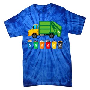 Garbage Truck Reuse Recycle Trash Collector Earth Day Tie-Dye T-Shirt