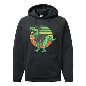 Graduation T Rex Cute Gift Performance Fleece Hoodie