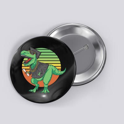 Graduation T Rex Cute Gift Button