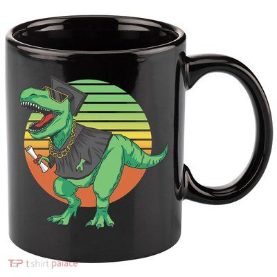 Graduation T Rex Cute Gift 11oz C Handle Ceramic Mug