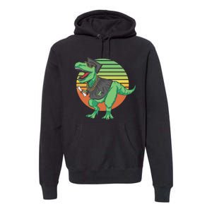 Graduation T Rex Cute Gift Premium Hoodie