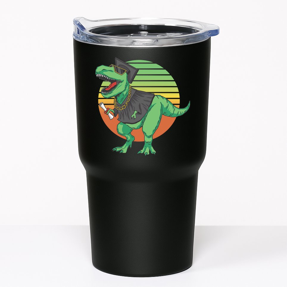 Graduation T Rex Cute Gift Tumbler