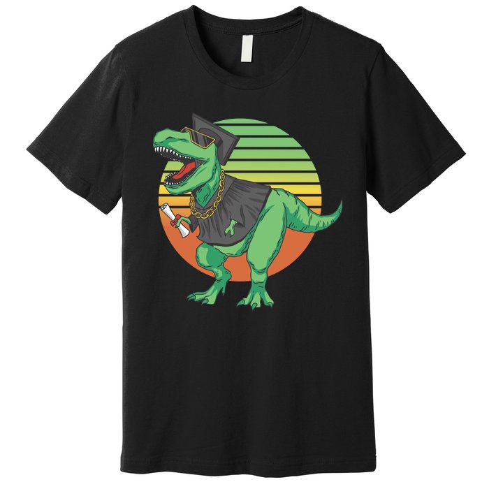 Graduation T Rex Cute Gift Premium T-Shirt