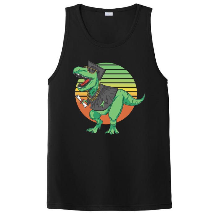 Graduation T Rex Cute Gift PosiCharge Competitor Tank