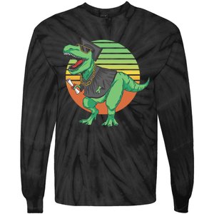 Graduation T Rex Cute Gift Tie-Dye Long Sleeve Shirt