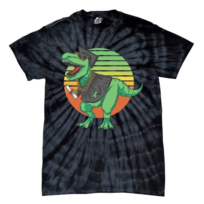 Graduation T Rex Cute Gift Tie-Dye T-Shirt