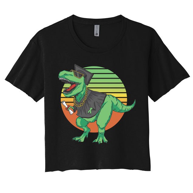 Graduation T Rex Cute Gift Crop Top