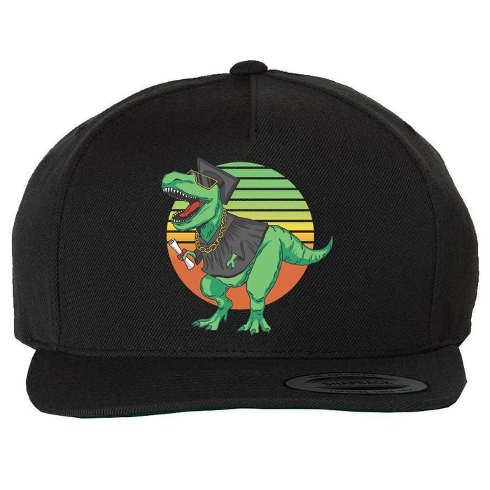 Graduation T Rex Cute Gift Wool Snapback Cap