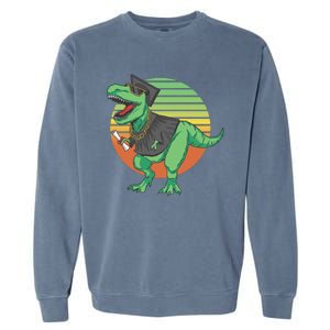 Graduation T Rex Cute Gift Garment-Dyed Sweatshirt