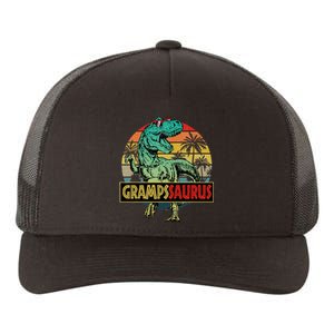 Grampssaurus T Rex Dinosaur Gramps Saurus Family Matching Yupoong Adult 5-Panel Trucker Hat