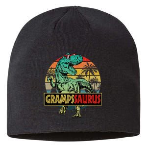 Grampssaurus T Rex Dinosaur Gramps Saurus Family Matching Sustainable Beanie