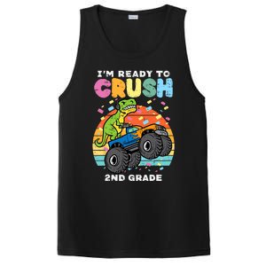 Gamer T Rex On Monster Truck Im Ready To Crush 2nd Grade Boy PosiCharge Competitor Tank