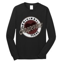 Grapevine Travel Souvenir To Texas Long Sleeve Shirt