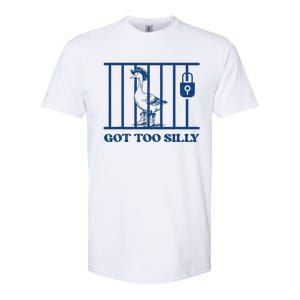 Got Too Silly Funny Silly Goose Lover Mugshot Meme Softstyle CVC T-Shirt