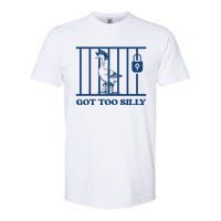 Got Too Silly Funny Silly Goose Lover Mugshot Meme Softstyle CVC T-Shirt