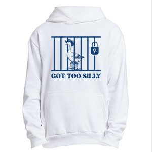 Got Too Silly Funny Silly Goose Lover Mugshot Meme Urban Pullover Hoodie