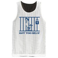 Got Too Silly Funny Silly Goose Lover Mugshot Meme Mesh Reversible Basketball Jersey Tank