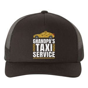 Grandpas Taxi Service Funny Taxi Driving Cab Lover Graphic Yupoong Adult 5-Panel Trucker Hat