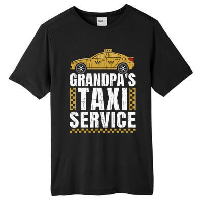 Grandpas Taxi Service Funny Taxi Driving Cab Lover Graphic Tall Fusion ChromaSoft Performance T-Shirt