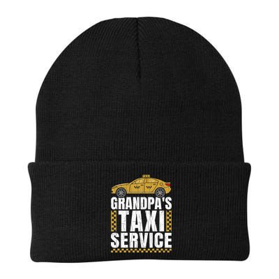 Grandpas Taxi Service Funny Taxi Driving Cab Lover Graphic Beanie