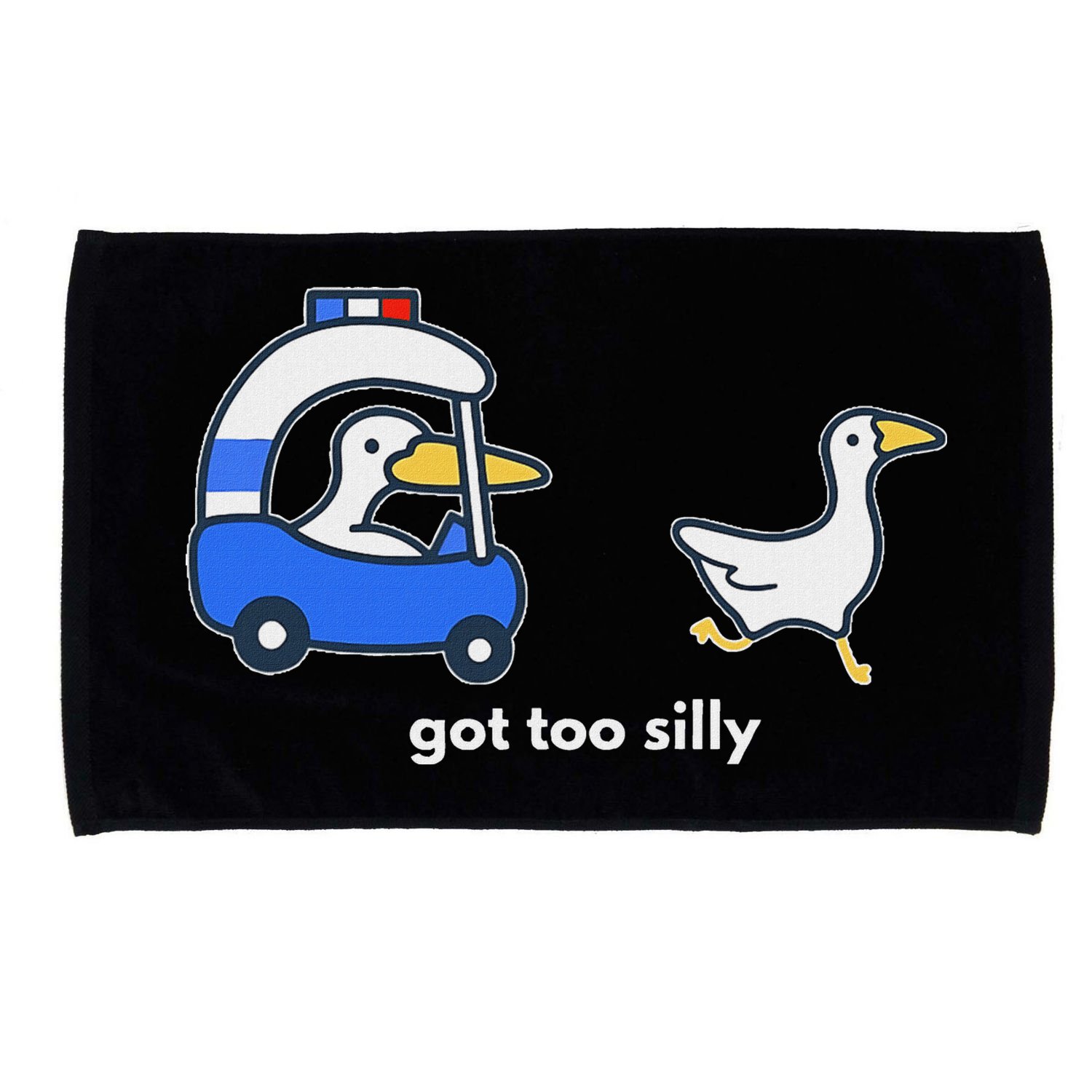 Got Too Silly Goose Police Microfiber Hand Towel