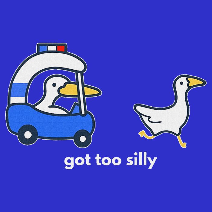 Got Too Silly Goose Police Tie-Dye T-Shirt