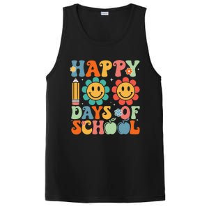 Groovy Teacher Student 100th Day Of School Happy 100 Days Funny PosiCharge Competitor Tank