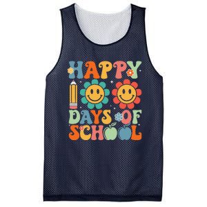 Groovy Teacher Student 100th Day Of School Happy 100 Days Funny Mesh Reversible Basketball Jersey Tank