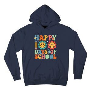 Groovy Teacher Student 100th Day Of School Happy 100 Days Funny Tall Hoodie