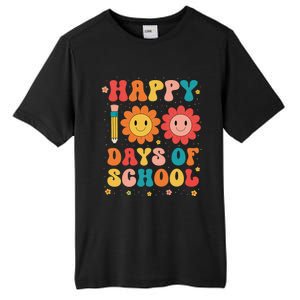 Groovy Teacher Student 100th Day Of School Happy 100 Days Tall Fusion ChromaSoft Performance T-Shirt