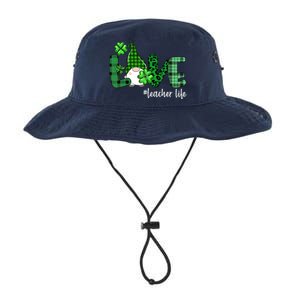 Gnome Teacher St Patricks day Love Teacher Life Shamrock Legacy Cool Fit Booney Bucket Hat