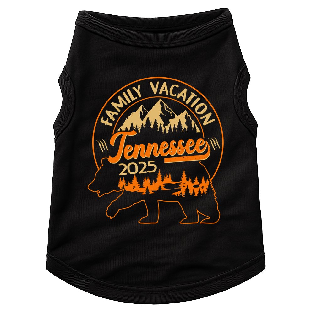 Gatlinburg Tennessee Smoky 2025 Family Vacation Doggie Tank