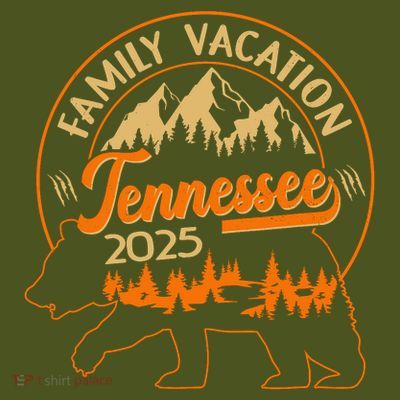 Gatlinburg Tennessee Smoky 2025 Family Vacation T-Shirt