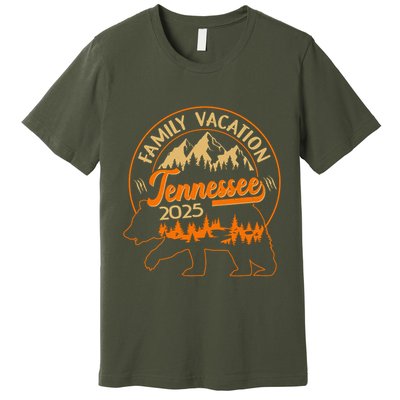 Gatlinburg Tennessee Smoky 2025 Family Vacation Premium T-Shirt