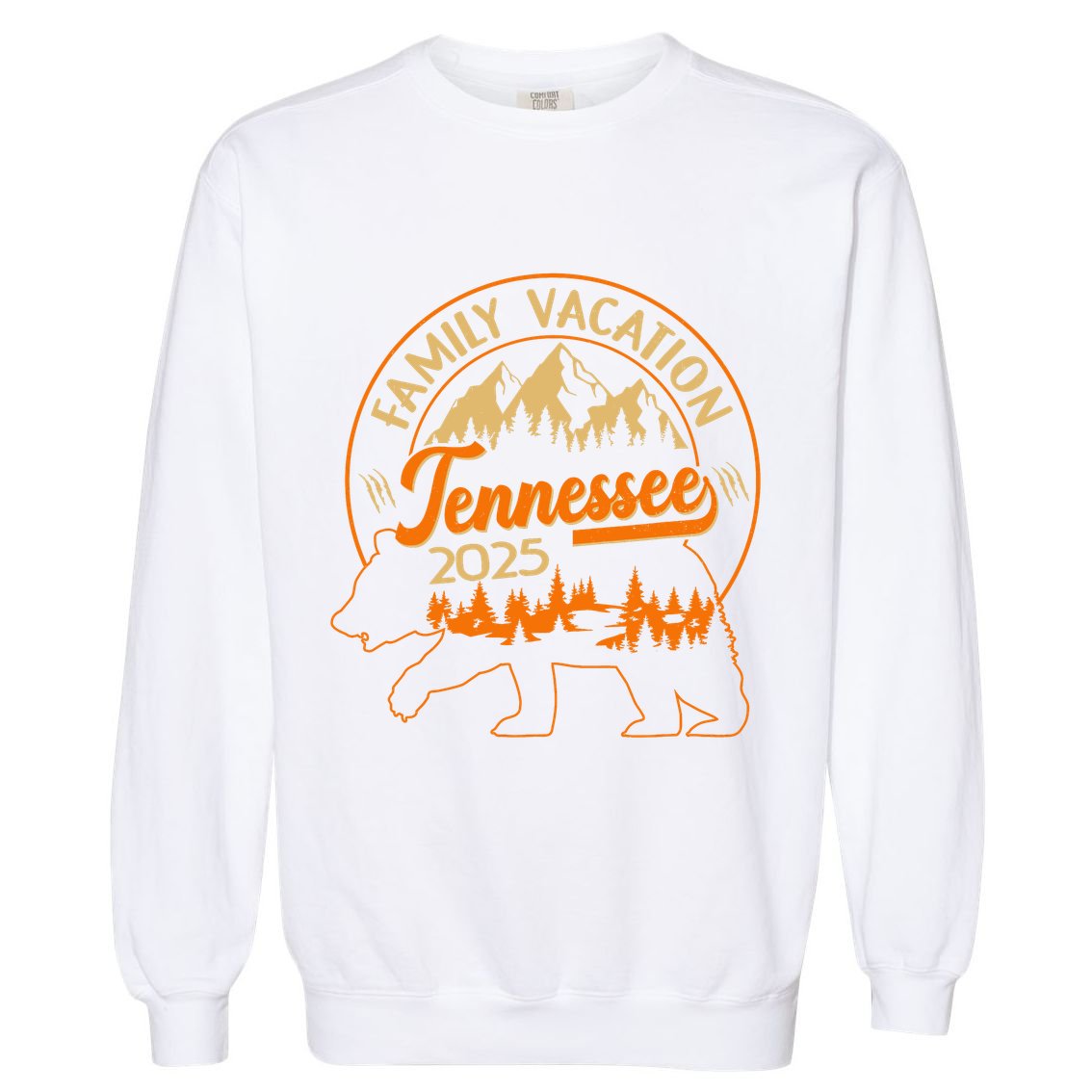 Gatlinburg Tennessee Smoky 2025 Family Vacation Garment-Dyed Sweatshirt