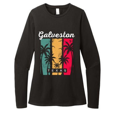 Galveston Texas Summer Tx Tropical Galvestonian Beach Lover Funny Gift Womens CVC Long Sleeve Shirt