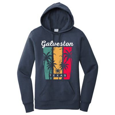 Galveston Texas Summer Tx Tropical Galvestonian Beach Lover Funny Gift Women's Pullover Hoodie