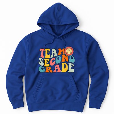 Groovy Team Second Grade Back To School Teacher Student Gift Hoodie