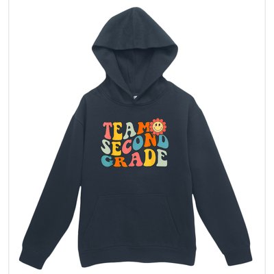 Groovy Team Second Grade Back To School Teacher Student Gift Urban Pullover Hoodie